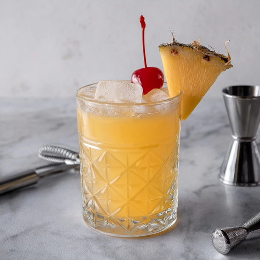 Hawaiian Stone Sour: A Tropical Bourbon Cocktail Experience