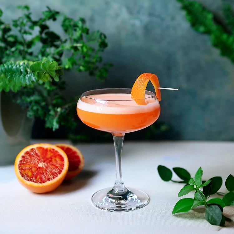 Red Opal Cocktail: A Vibrant Blend of Blood Orange & Gin